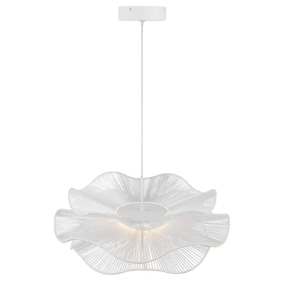 Whisper Integrated LED Pendant in Matte White