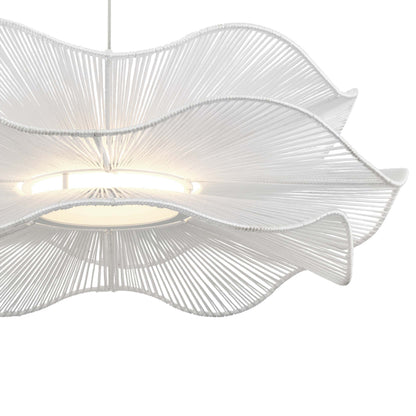Whisper Integrated LED Pendant in Matte White