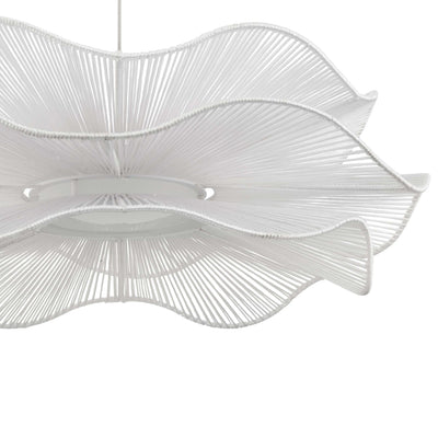 Whisper Integrated LED Pendant in Matte White