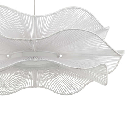 Whisper Integrated LED Pendant in Matte White