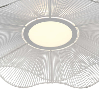 Whisper Integrated LED Pendant in Matte White
