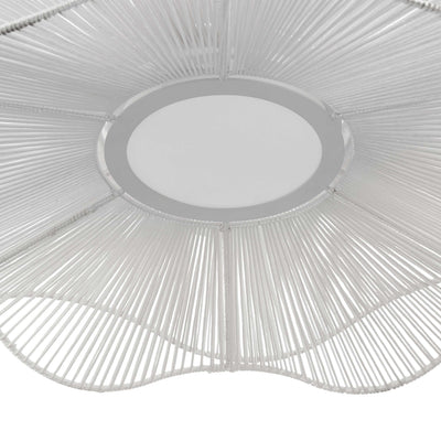 Whisper Integrated LED Pendant in Matte White