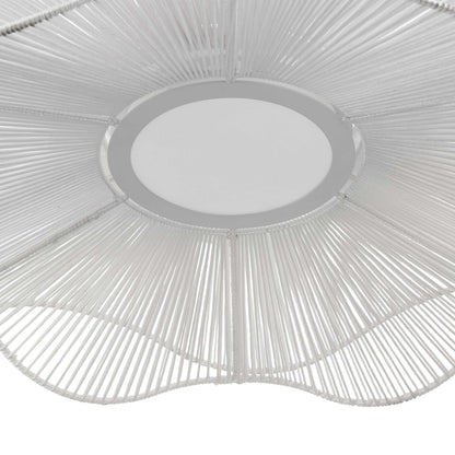Whisper Integrated LED Pendant in Matte White