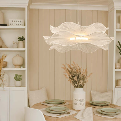 Whisper Integrated LED Pendant in Matte White