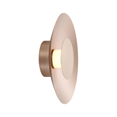 Luma Integrated LED Flush Mount in French Gold and French Gold shade - - Golden Lighting