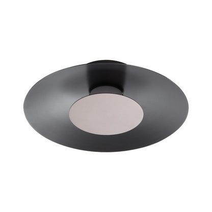 Luma Integrated LED Flush Mount in Graphite and Coffee Silver accent - - Golden Lighting