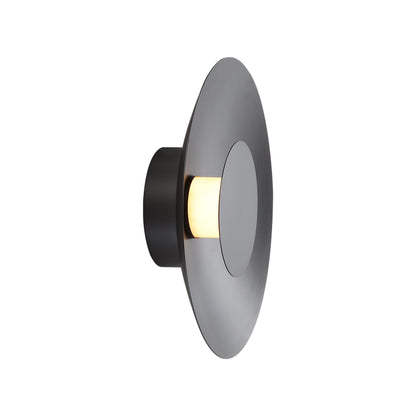 Luma Integrated LED Flush Mount in Graphite and Graphite shade - - Golden Lighting