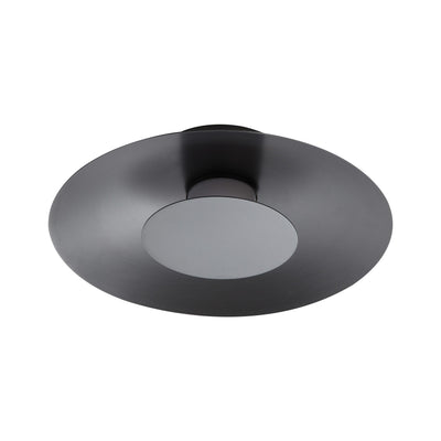 Luma Integrated LED Flush Mount in Graphite and Graphite shade - - Golden Lighting
