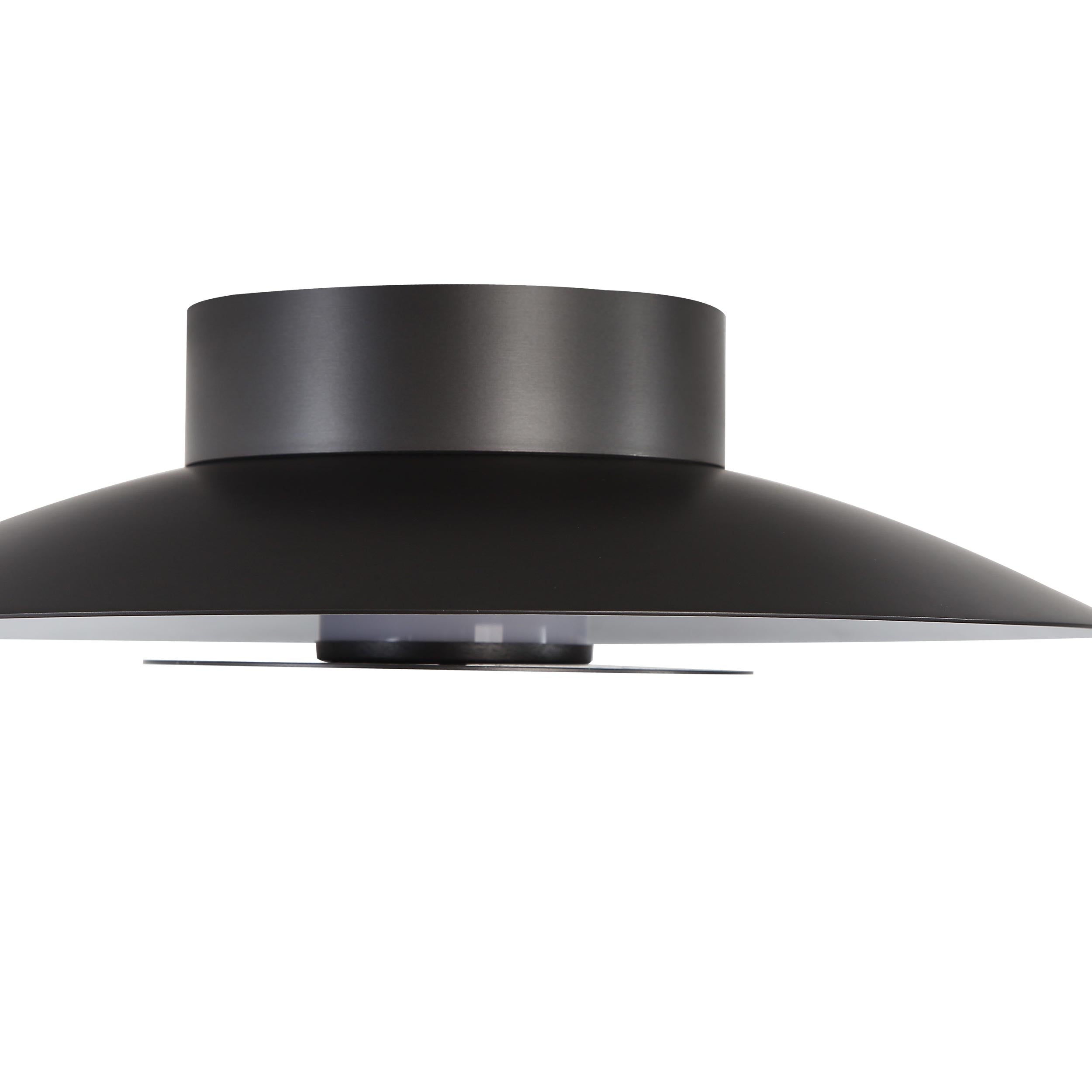 Yep by Golden Lighting Luma Integrated LED Flush Mount in Graphite and Graphite shade
