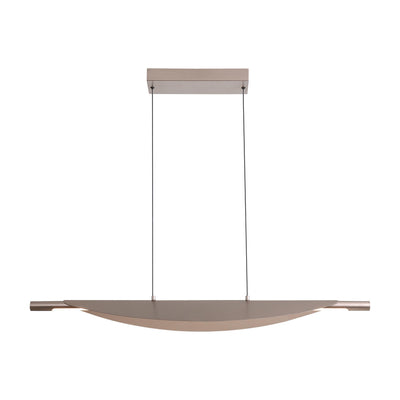 Luma Integrated LED Island Light in Coffee Silver - - Golden Lighting