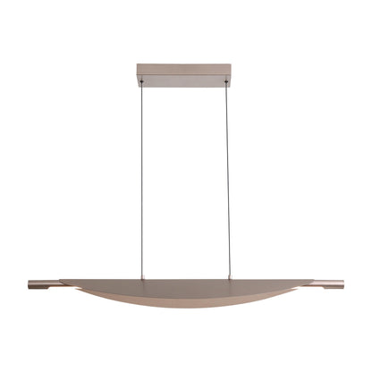 Luma Integrated LED Island Light in Coffee Silver - - Golden Lighting