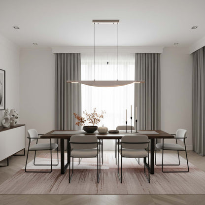 Luma Integrated LED Island Light in Coffee Silver - - Golden Lighting
