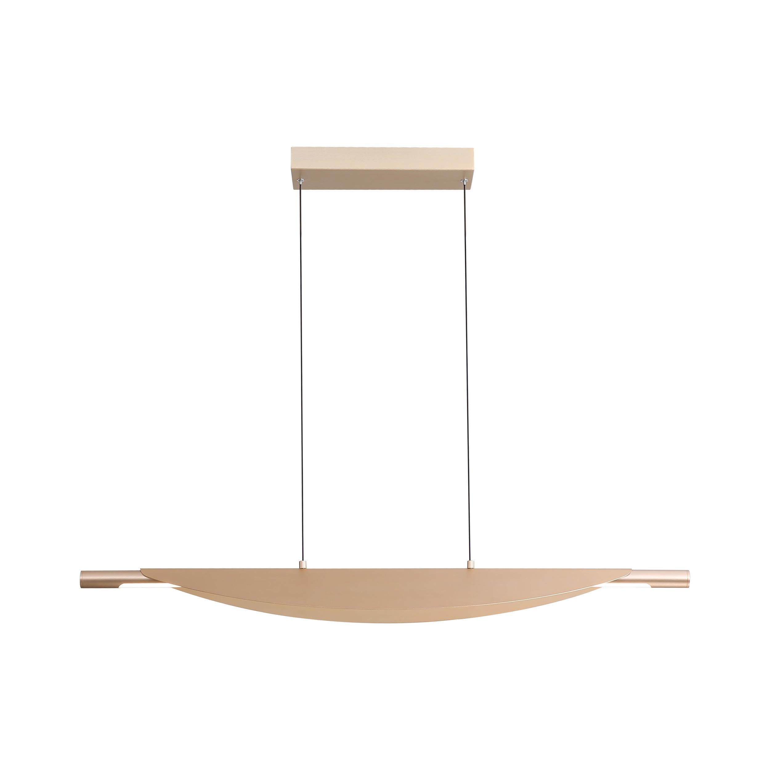 Luma Integrated LED Island Light in French Gold - - Golden Lighting
