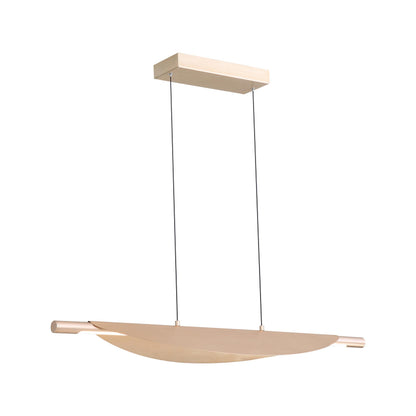 Luma Integrated LED Island Light in French Gold - - Golden Lighting