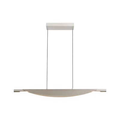 Luma Integrated LED Island Light in Sand Nickel - - Golden Lighting