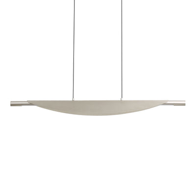 Luma Integrated LED Island Light in Sand Nickel - - Golden Lighting