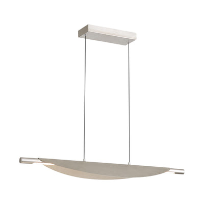 Luma Integrated LED Island Light in Sand Nickel - - Golden Lighting