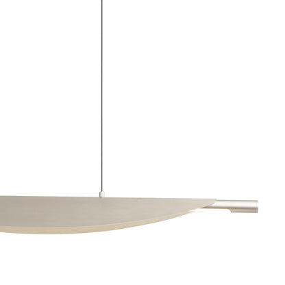 Luma Integrated LED Island Light in Sand Nickel - - Golden Lighting