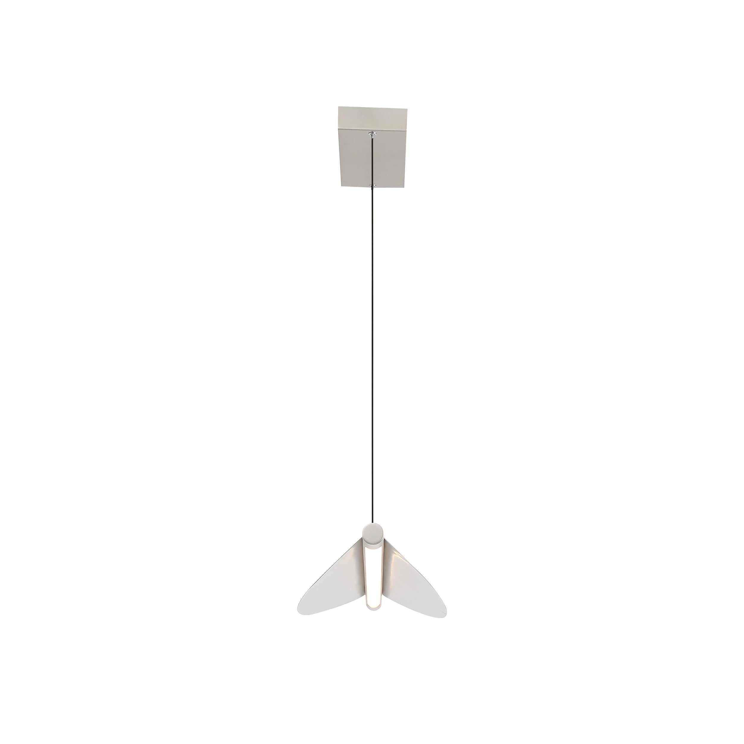 Luma Integrated LED Island Light in Sand Nickel - - Golden Lighting