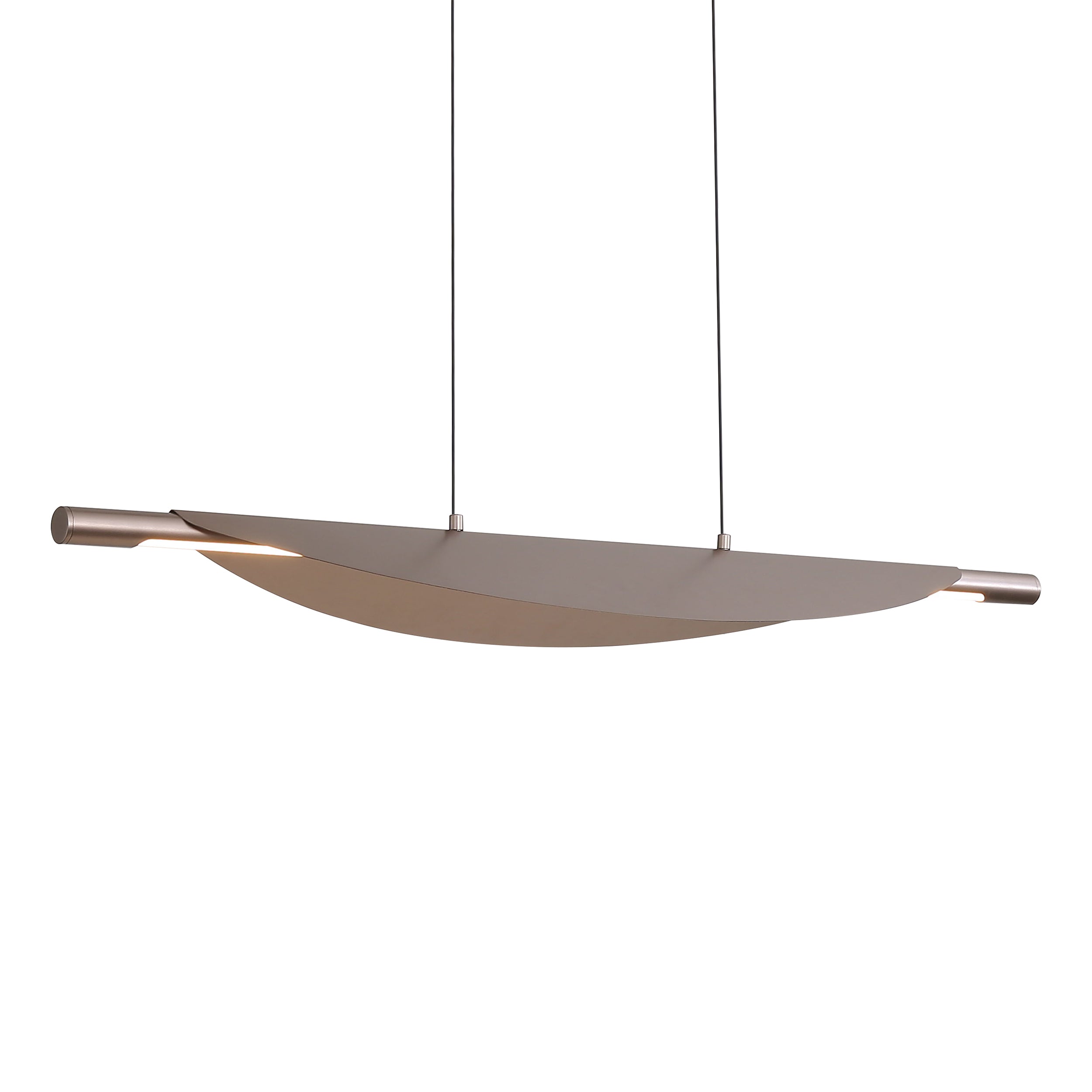 Yep by Golden Lighting Luma Integrated LED Island Light in Coffee Silver