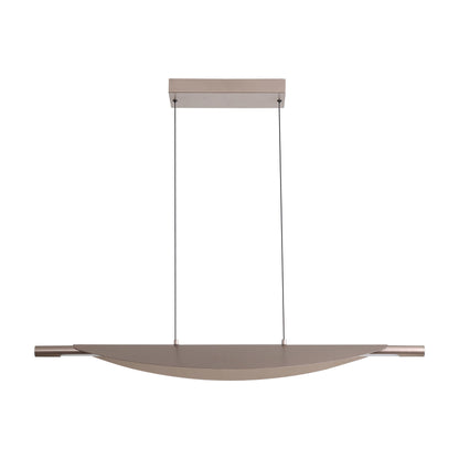 Luma 42" LED Linear Pendant in Coffee Silver - - Golden Lighting