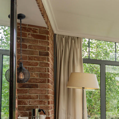 Golden Lighting Calypso 1-light 8in Pendant in Matte Black - - Golden Lighting