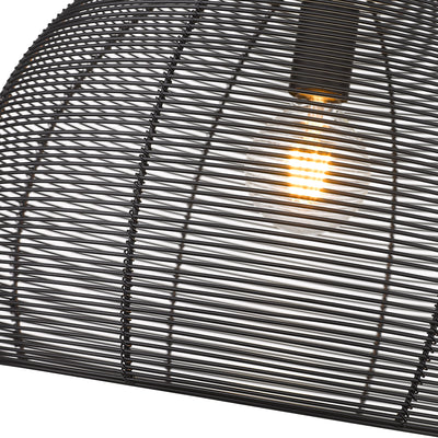 Golden Lighting Calypso 1-light 16in Pendant in Matte Black - - Golden Lighting