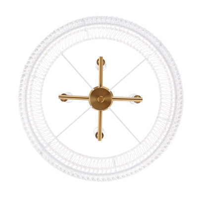 Ellie 4-light Chandelier in Modern Brushed Gold