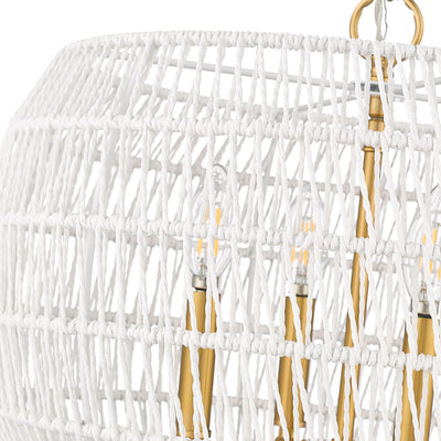 Ellie 4-light Chandelier in Modern Brushed Gold