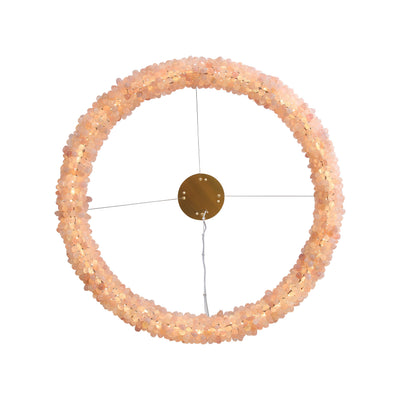 Ziva by Golden Lighting Corallo Integrated LED 30in Chandelier in Coral - - Golden Lighting
