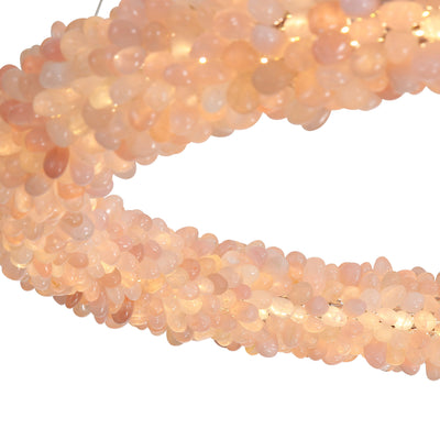 Ziva by Golden Lighting Corallo Integrated LED 30in Chandelier in Coral - - Golden Lighting