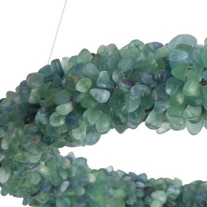 Ziva by Golden Lighting Corallo Integrated LED 30in Chandelier in Turquoise - - Golden Lighting