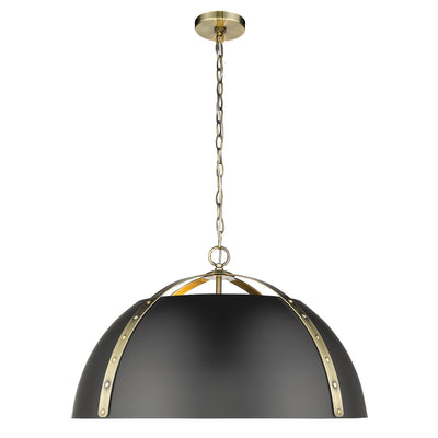 Golden Lighting Aldrich 5-light Chandelier in Aged Brass - - Golden Lighting