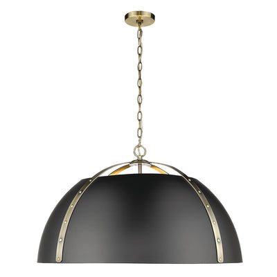 Golden Lighting Aldrich 8-light Chandelier in Aged Brass - - Golden Lighting