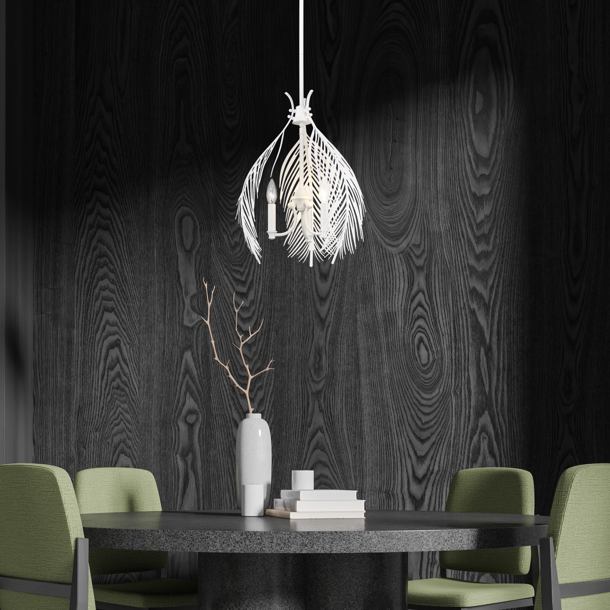 Cay 3 Light Pendant -  - Golden Lighting