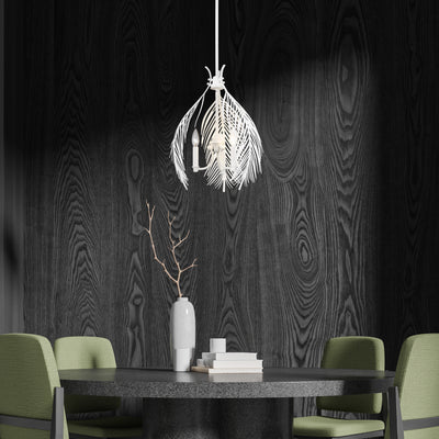 Golden Lighting Cay 3-light Pendant in Matte White - - Golden Lighting