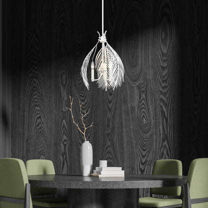 Cay WHT 3 Light Pendant in Matte White - Default Title - Golden Lighting