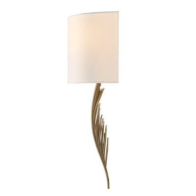 Golden Lighting Cay 2-light Wall Sconce in Vintage Fired Gold - - Golden Lighting