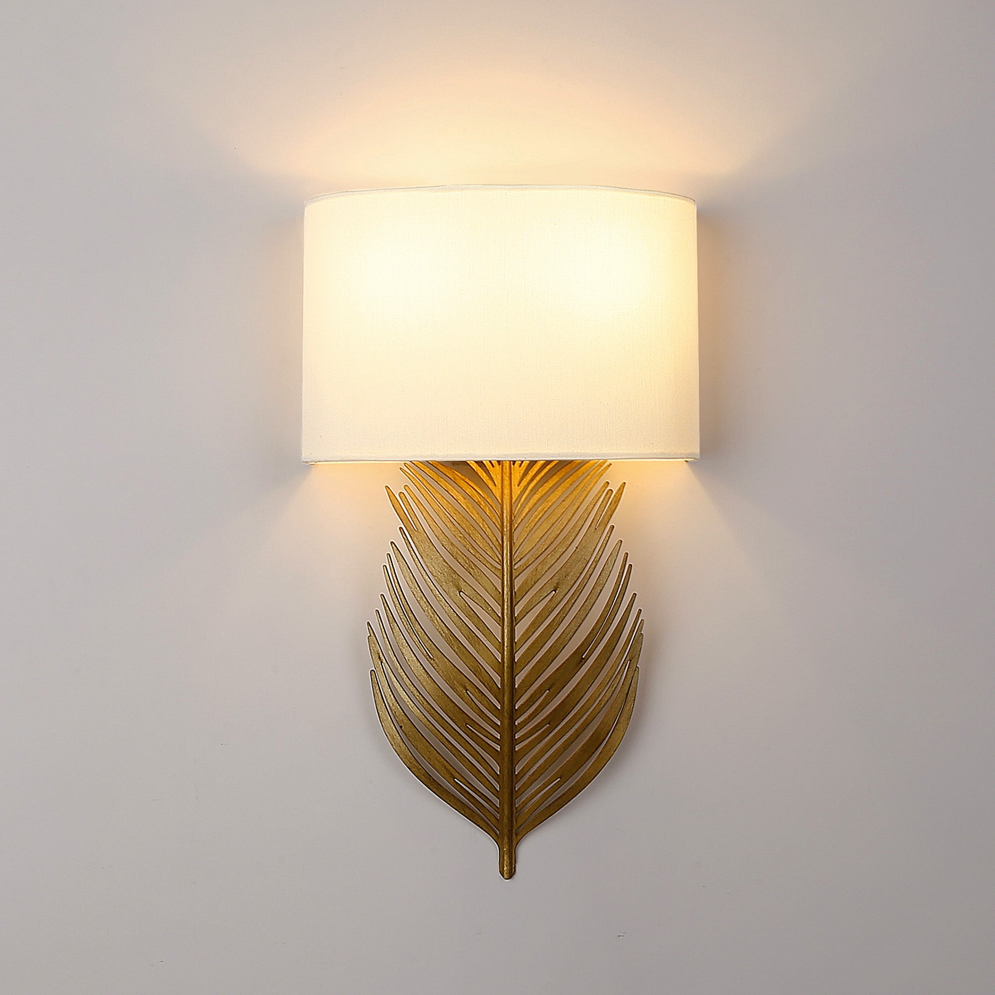 Golden Lighting Cay 2-light Wall Sconce in Vintage Fired Gold - - Golden Lighting