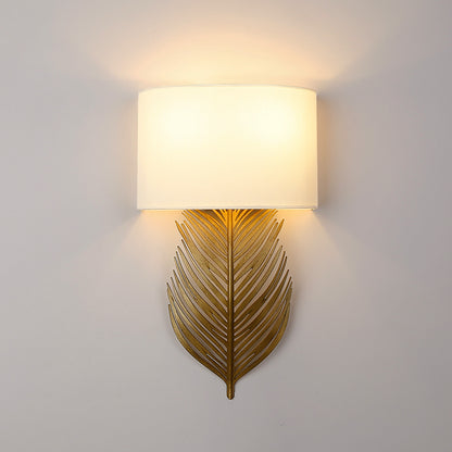 Golden Lighting Cay 2-light Wall Sconce in Vintage Fired Gold - - Golden Lighting