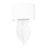 Cay 2 Light Wall Sconce - Matte White / Modern White - Golden Lighting