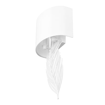 Golden Lighting Cay 2-light Wall Sconce in Matte White - - Golden Lighting