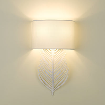Golden Lighting Cay 2-light Wall Sconce in Matte White - - Golden Lighting