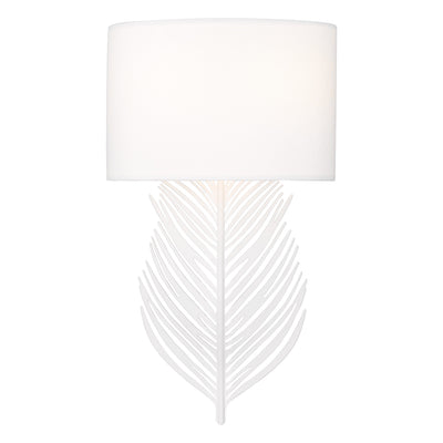Golden Lighting Cay 2-light Wall Sconce in Matte White - - Golden Lighting