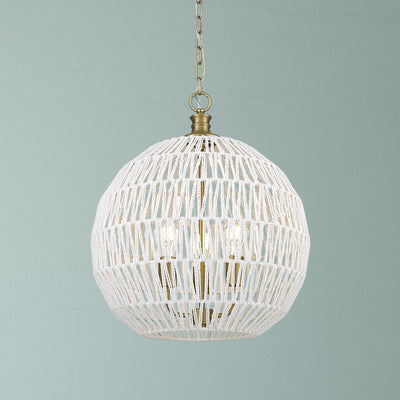 Golden Lighting Florence 3-light Pendant in Brushed Champagne Brass - - Golden Lighting