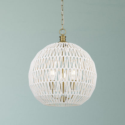 Golden Lighting Florence 3-light Pendant in Brushed Champagne Brass - - Golden Lighting