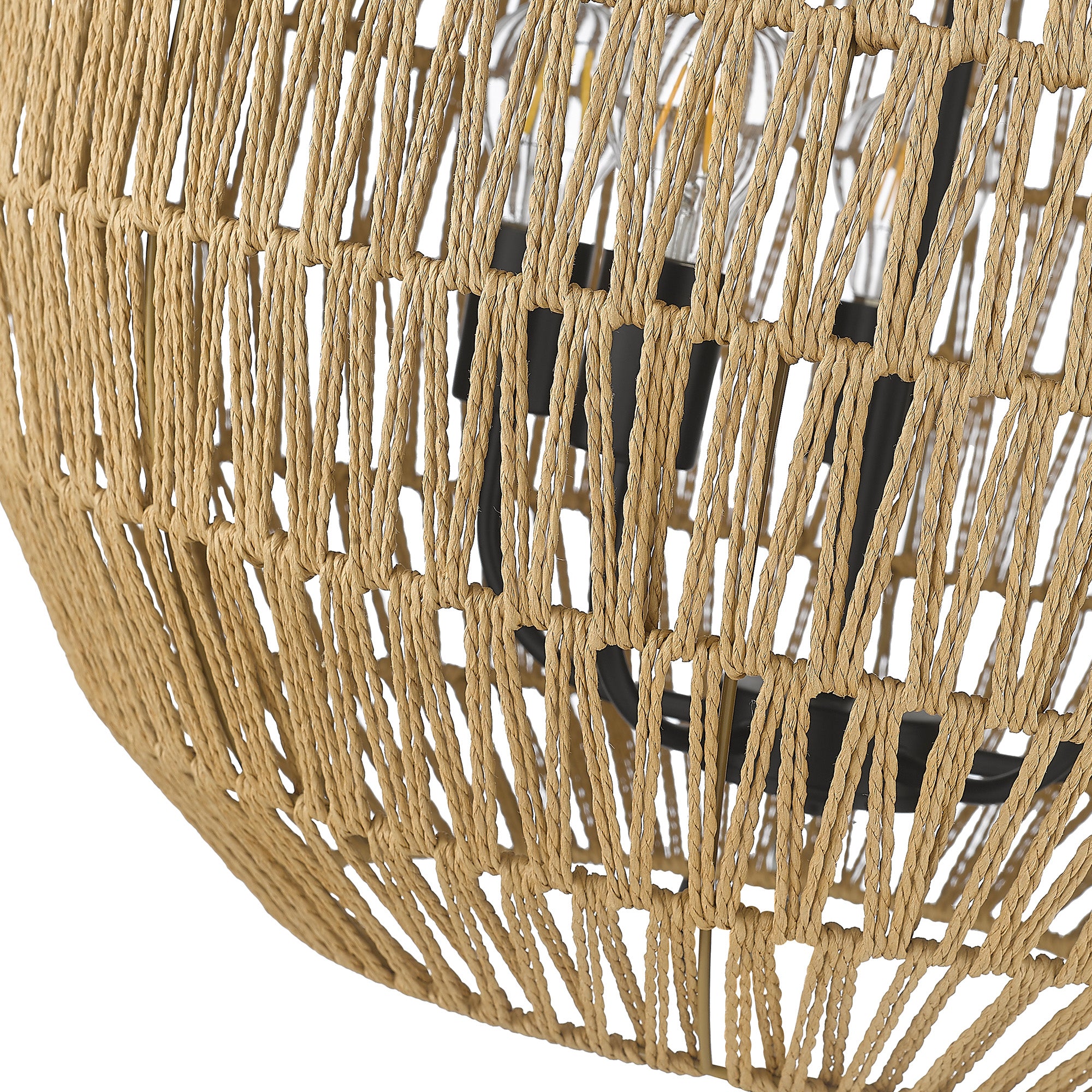 Golden Lighting Florence 5-light Pendant in Matte Black - - Golden Lighting