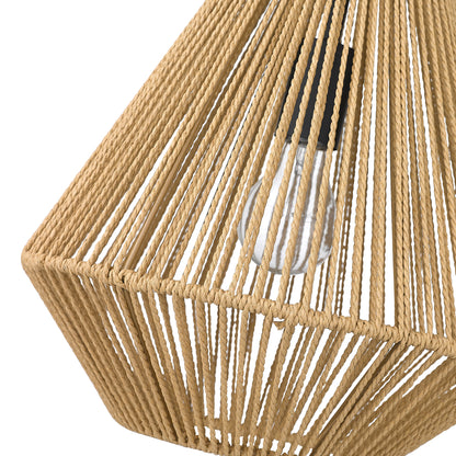 Golden Lighting Valentina 1-light Pendant in Matte Black - - Golden Lighting