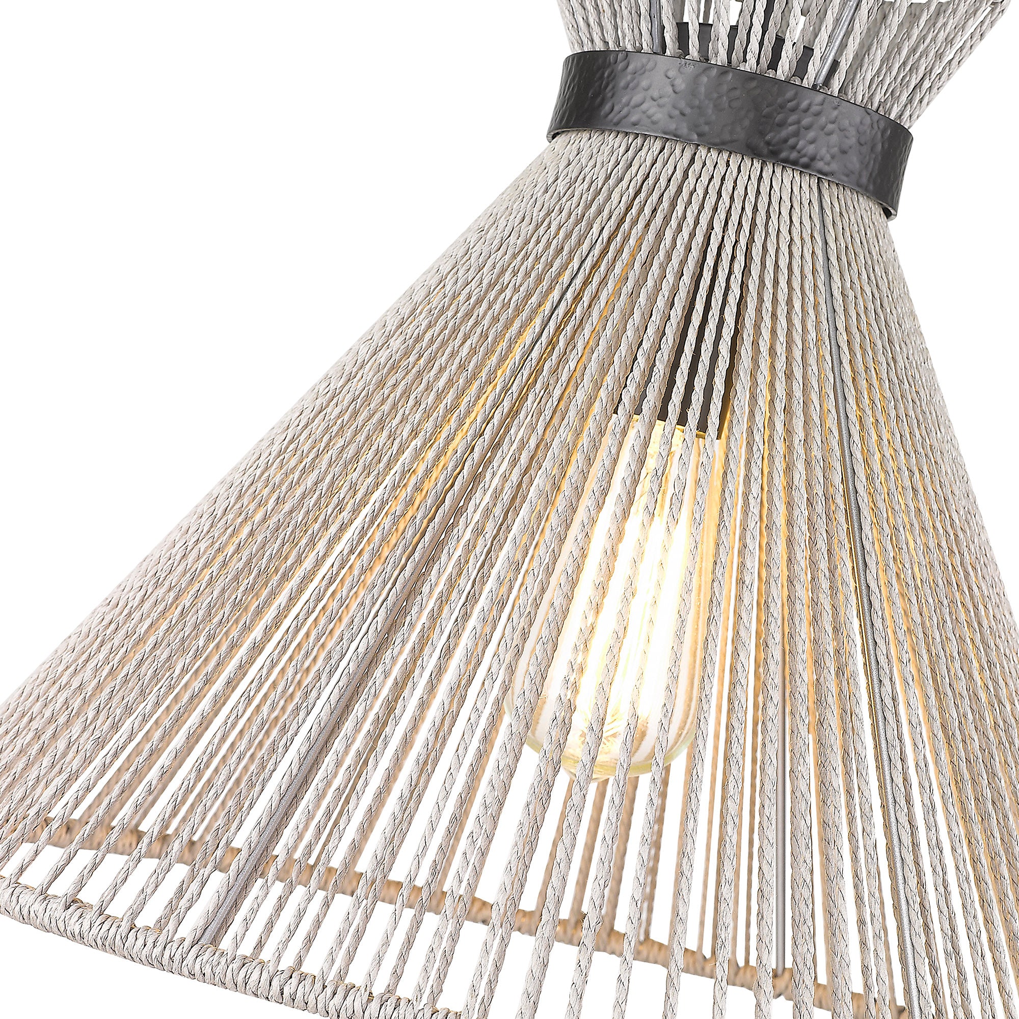 Golden Lighting Avon 1-light Pendant in Matte Black - - Golden Lighting