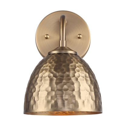 Shepard 1-light Wall Sconce in Modern Brass - - Golden Lighting
